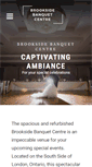Mobile Screenshot of brooksidebanquetcentre.ca